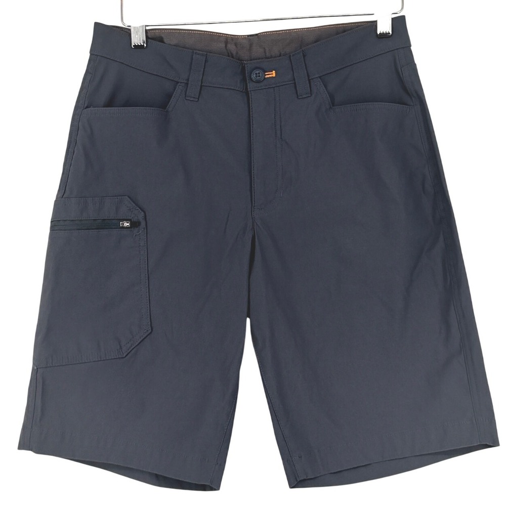Eddie Bauer Mens Horizon Guide Shorts Gray Cargo Hiking Outdoor Size 30